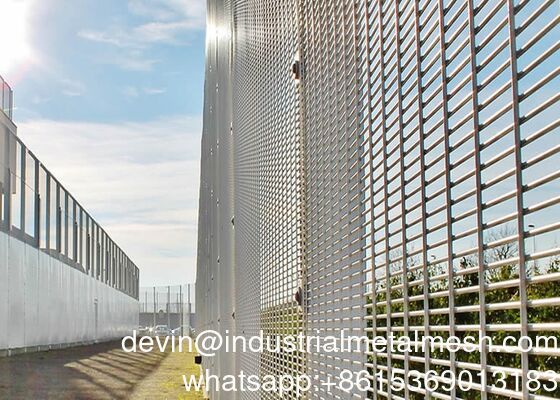 3.3*2.4m Alto Anti-Climb Segurança Prisão vedação painéis 358 Wire vedação malha vedação Anti-roubo vedação
