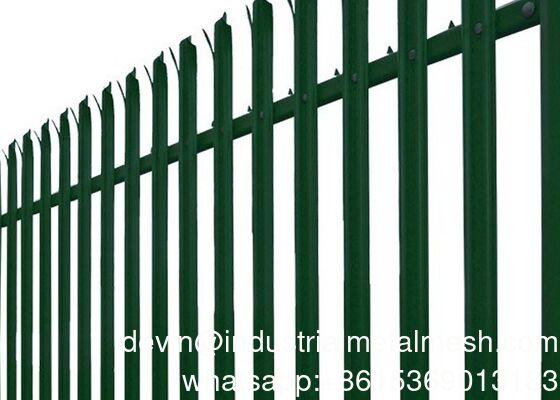Sistema de Cercas de Segurança Palisada em Metal com Formato D e W