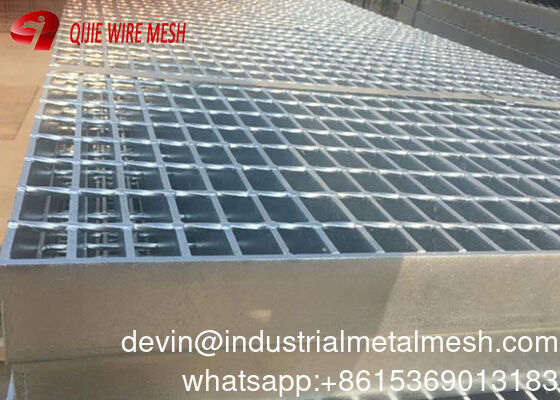 Grelha Metálica Drenante de Aço Galvanizado Q235/Q345 com Prevenção de Ferrugem