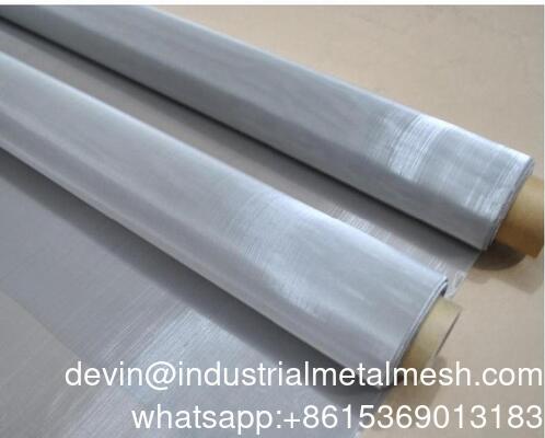 Malha de aço inoxidável de trama simples AISI 304 316 316L