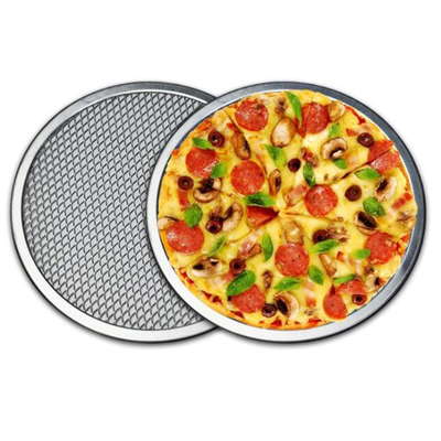 O fio Mesh Baking Tray Round Aluminum do CE do forno engrossa a polegada 6-14