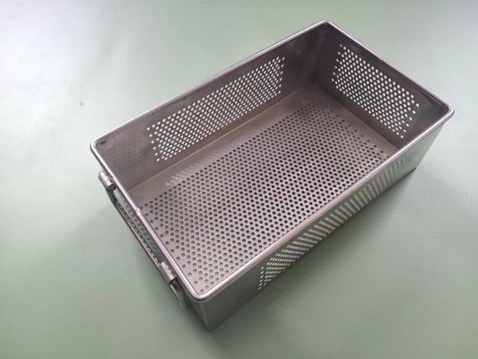 Fio de aço inoxidável Mesh Tray Sterilizing Corrosion Resistant da prata 0.5mm