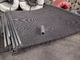 Malha de tela vibratória frisada de ferro preto quadrado 1,5 m x 1,95 m