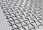 Engrene a malha tecida inoxidável galvanizada 3x3 da liga de alumínio decorativa na prata