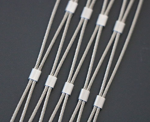 planície de 20x20mm para tecer a malha de aço inoxidável da corda de fio do metal