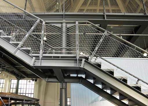 corda de fio 304 316 316l de aço inoxidável de grande resistência Mesh Net For Aviary Zoo