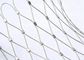 Corda de fio 304 316 de aço inoxidável flexível Mesh Net For Garden Fence