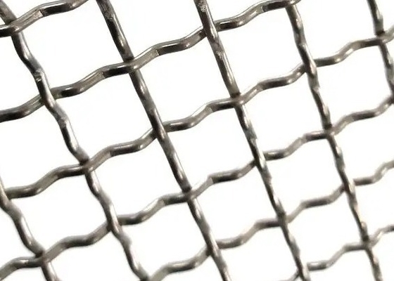 3x3 316 316L o fio frisado de aço inoxidável Mesh Plain/sarja tece
