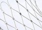 Diamante buraco 1 2 polegadas 3 polegadas 304 316L aço inoxidável Flexível rede de fio de corda para aviário de oferta