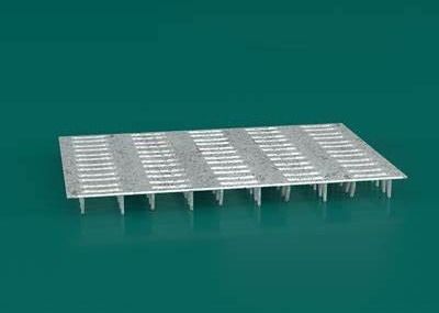 50 mm Largura Anti Split Plate Retângulo Unilateral Placa de unhas de metal espinhos