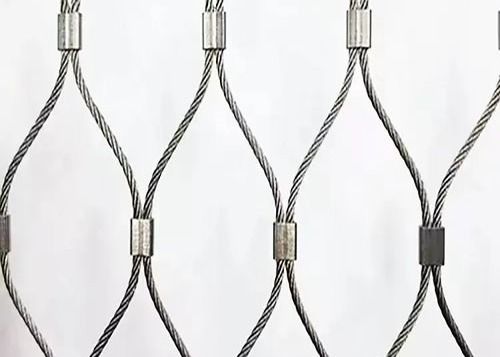Inox 316 rede de cabos de aço inoxidável Ferrule personalizado Tipo X Tend