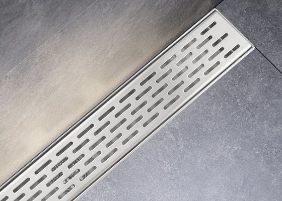 Canais de grades de aço galvanizado inoxidável com escoamento de piso de sifão / cobertura de chapa