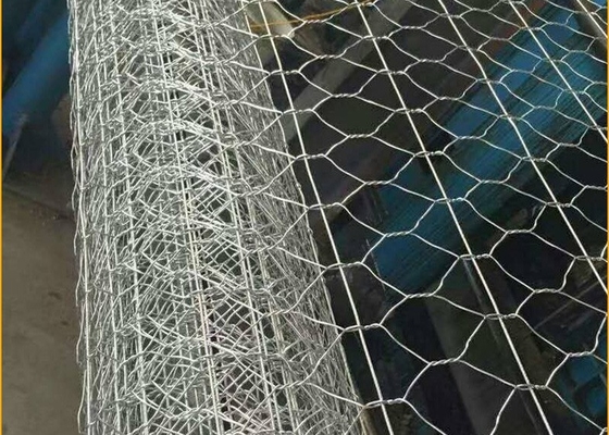 80 x 100 milímetros soldaram cestas de Gabion/M sextavado galvanizado da rede de fio 3 x 1 x 1