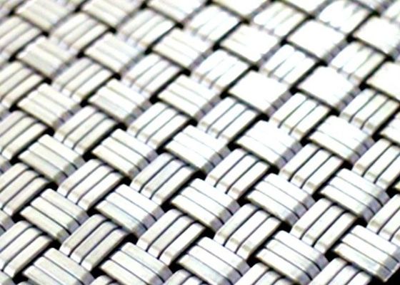 Ss316 Decorativo Arquitetônico Tecido Wire Mesh Metal Crimped Screen Para fachada de edifício
