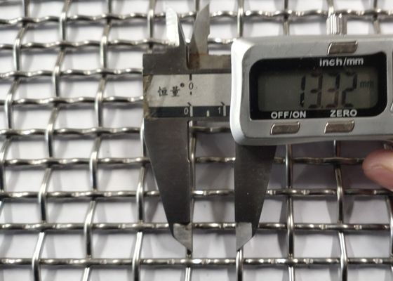 Alta resistência à tração 8x13mm abertura de aço inoxidável grelha de arame