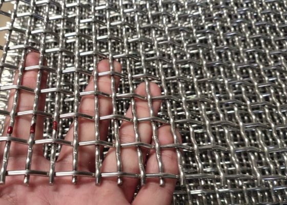 Alta resistência à tração 8x13mm abertura de aço inoxidável grelha de arame
