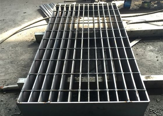 Material de construção Passeios industriais Barras de aço Grelha DIP galvanizado plataforma de aço Grelha Placa