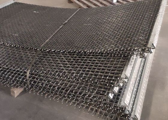 Aço Crimped Wire Mesh Vibrating Stone Quarry Shaker Screen Mesh