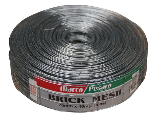 Aço carbono, tijolo preto, malha de arame 2.5" x 60ft