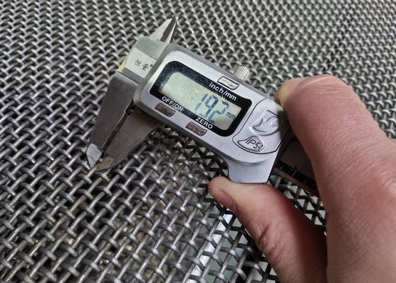 Areia frisada Mesh Vibrating Screen do fio 65mm 1.5m x 1.95m