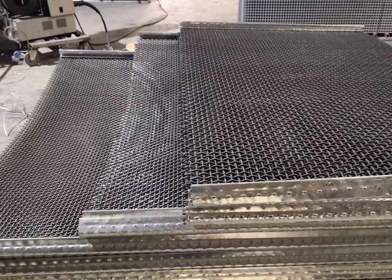Aço inoxidável Grelha de tela de filtro de minério de filtragem vibratória