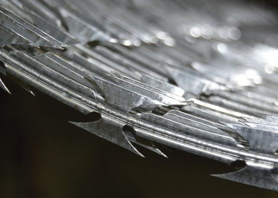 Arame farpado galvanizado Guarda de segurança Arame de aço inoxidável Arame de barbear