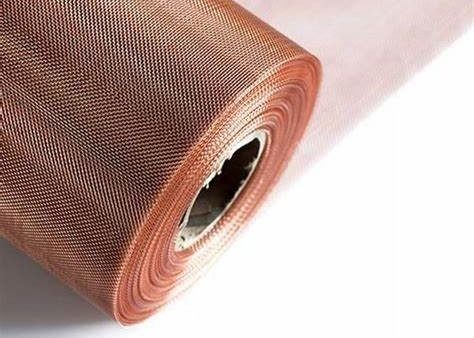 1.2m Largura Rede de fios de cobre 0,56*0,56 Abertura*0,15 mm Diâmetro do fio