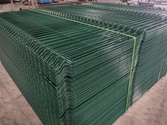 3D Curved Safety Guardrail Panel Soldadura de malha de arame elétrico