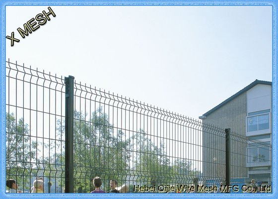 Cercas de malha de arame galvanizado e revestido de PVC 3D curvas soldadas para cercas de jardim