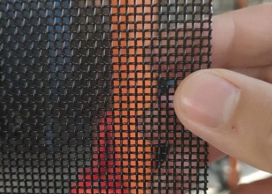 Tela de aço inoxidável Mesh Black Coated da mosca do OEM 316