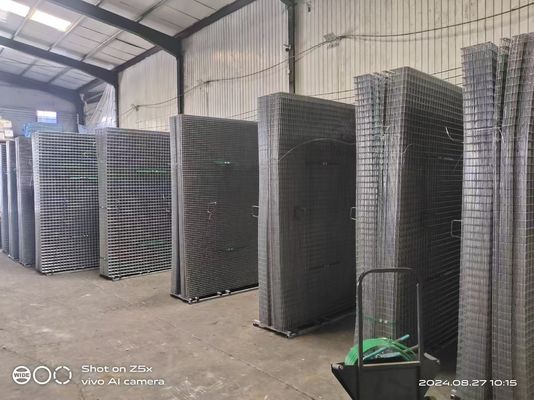 Fio soldado galvanizado mergulhado quente Mesh Panel construção de 8ft x de 4ft 4mm