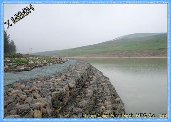 A gaiola de pedra galvanizada mergulhada quente soldou a espessura do fio da caixa 4mm de Gabion