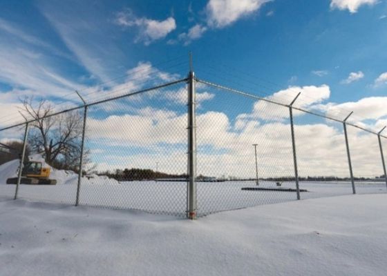 2.5mm-3.0mm Hot DIP Galvanizado Chain Link vedação 9 Gauge