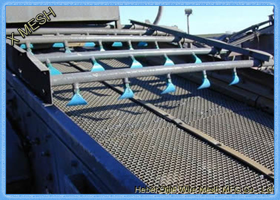 65mn Crimped Wire Mesh para Vibrating Screen Mesh