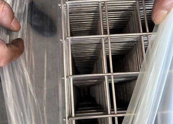 Painel de malha de arame galvanizado soldado galvanizado / rede de arame soldado 1/4 polegada