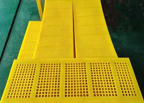 300x1200mm Polyurethane PU Modular Screen Panel Alta eficiência de separação