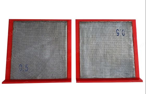 Esquema de fio de cunha de mineração Perda de baixa pressão 0,02 mm - 12,7 mm Faixa de abertura