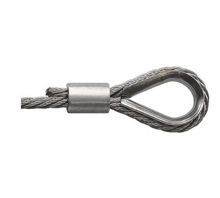 Ferrule de aço inoxidável para corda de arame de aço inoxidável