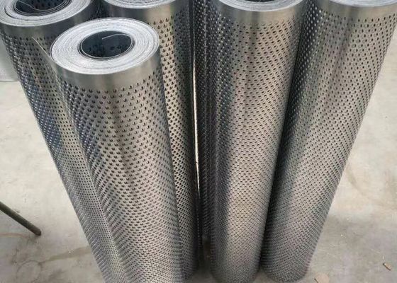 304 espessura perfurada de aço inoxidável da curvatura 0.5mm da peneira da tela