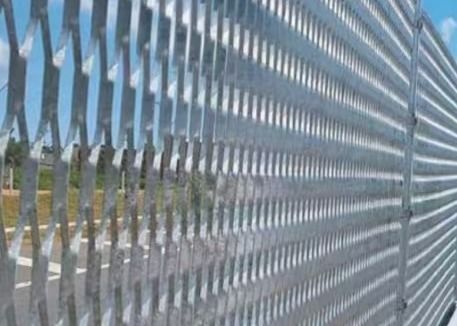 Malha de metal expandido de aço inoxidável leve, malha de arame soldada revestida de PVC de 1 polegada