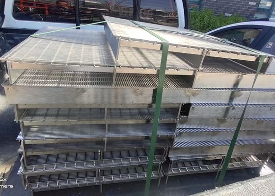 Heavy Gauge Metal Wire Mesh, aço inoxidável Grid Mesh Strainer Basket Wedge Wire Slotted