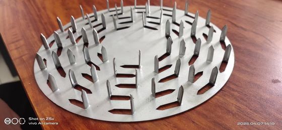 50 mm Largura Anti Split Plate Retângulo Unilateral Placa de unhas de metal espinhos