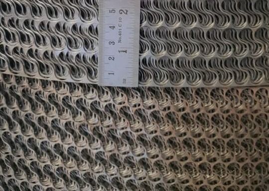 metal perfurado Mesh Punched Metal Strip For da espessura de 1.2mm que faz gaiolas