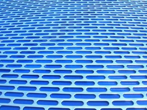 Chapa de aço inoxidável oval perfurada, de malha perforada, decorada