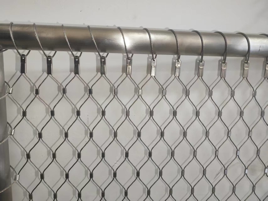 X flexível tende o cabo entrançado de aço Mesh For Balustrade de 1.2mm