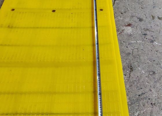 Ótimo desempenho 30mm espessura quadrada poliuretano tela de malha em tecido simples