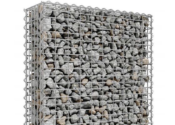 Diâmetro sextavado de Mesh Woven Gabion Baskets 2.7mm do fio