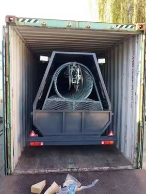 Razor Wire Mobile Security Barrier System Mobile Rapid Deploy Razor Barrier Trailer (Sistema móvel de barreira de segurança de arame farpado)