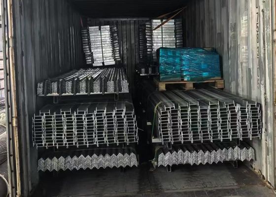 Cerca galvanizada mergulhada quente 2400hx2300l da paliçada do perfil de W para a torre da pilha