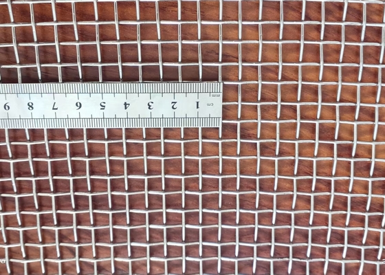 3x3 316 316L o fio frisado de aço inoxidável Mesh Plain/sarja tece